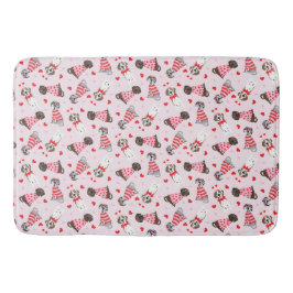 Alla hjärtans dag Great dane Hundar Badrumsmatta