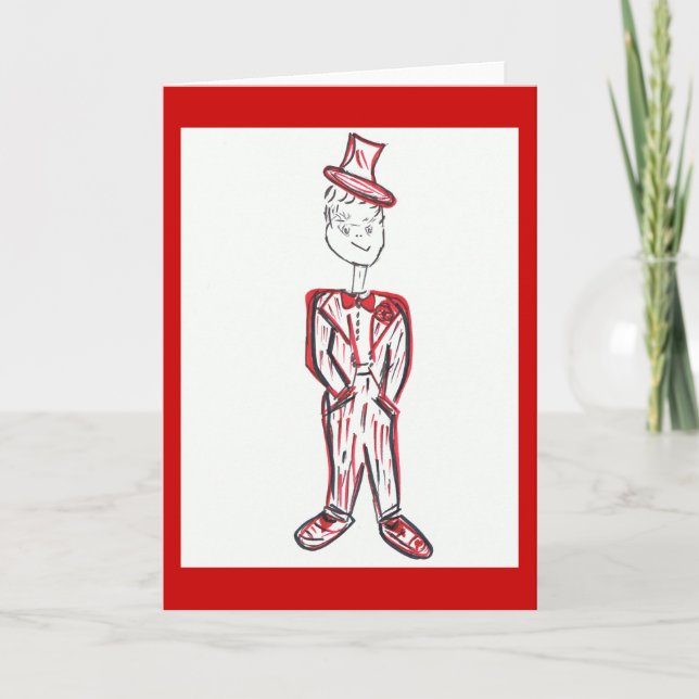 Alla hjärtans dag Groom Helgkort (Framsida)