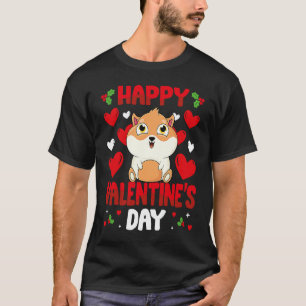 Alla hjärtans dag Guinea Gris Heart Kärlek Animal T Shirt