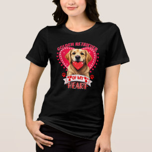 Alla hjärtans dag, guldkyrkoherde hund älskare mam t shirt