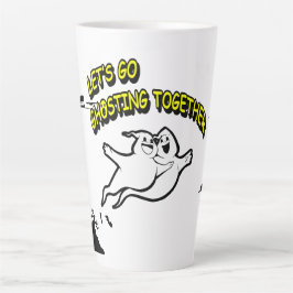 Alla hjärtans dag Halloween Ghosting Latte Mugg