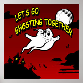 Alla hjärtans dag Halloween Ghosting Together Poster