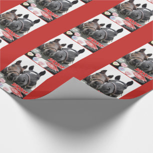 Alla hjärtans dag-hästar presentpapper
