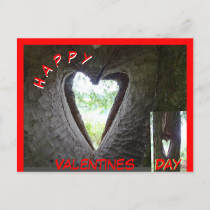 Alla hjärtans dag Heart i Träd vykort