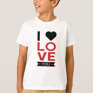 Alla hjärtans dag Heart Kärlek Par Cute Gift Idea T Shirt