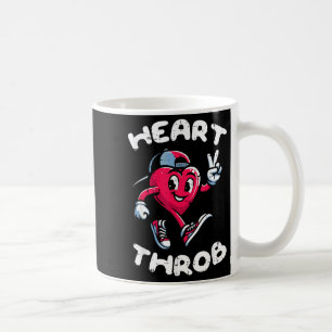 Alla hjärtans dag Heart Throb Fred Retro Groovy Po Kaffemugg