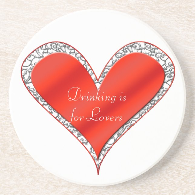 Alla hjärtans dag Heart Underlägg (Framsidan)