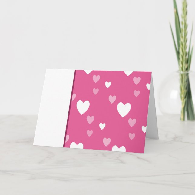 Alla hjärtans dag Hearts 1 Kort (Framsida)