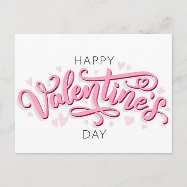 Alla hjärtans dag helg vykort (Framsida)