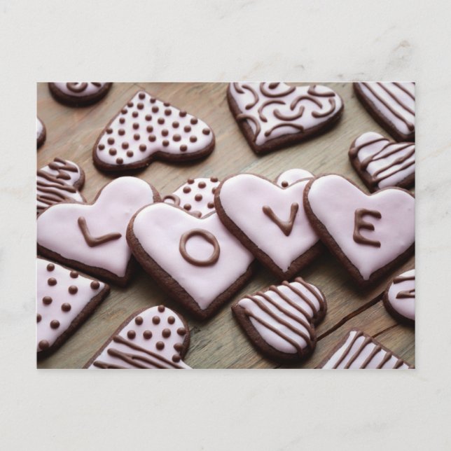 Alla hjärtans dag helg vykort (Framsida)