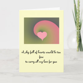 Alla hjärtans dag helgkort