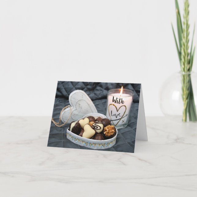 Alla hjärtans dag  helgkort (Framsida)