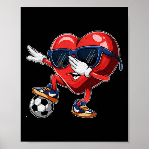 Alla hjärtans dag Hjärt-dabbighet Hjärt-spelare Fo Poster