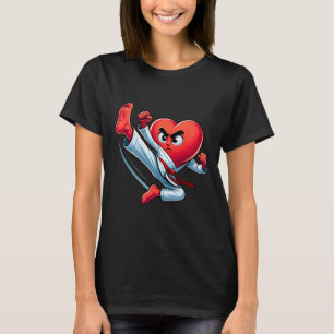 Alla hjärtans dag Hjärt Karate Spark Mma Taekwondo T Shirt