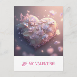 Alla hjärtans dag. Hjärta Vykort