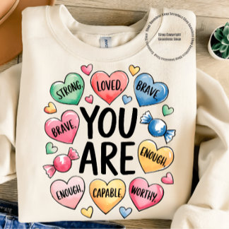 Alla hjärtans dag Hjärtan Dam T-shirt