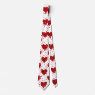 alla hjärtans dag-hjärtan manar halsband slips
