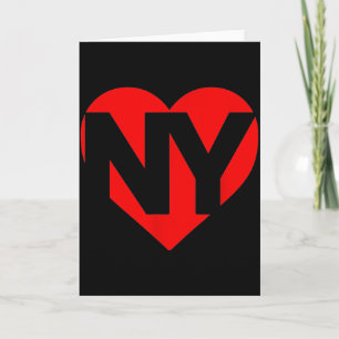 Alla hjärtans dag Hjärtat New York Nyc Hjärtat Jag Kort