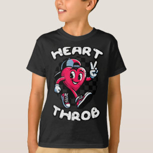 Alla hjärtans dag Hjärtklappning Fred Retro Groovy T Shirt