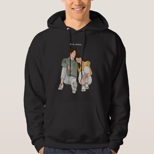 Alla hjärtans dag hoodie (Framsida)