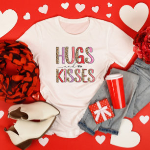 Alla hjärtans dag Hugs och Kisses T Shirt