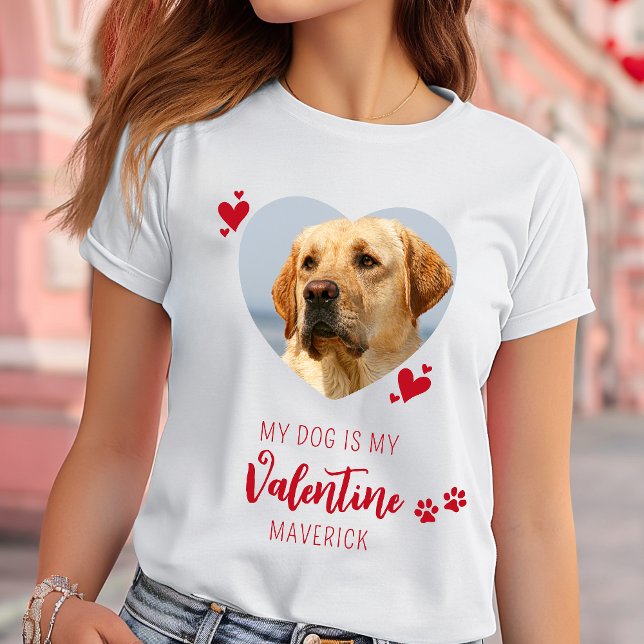 Alla hjärtans dag Hund älskare Anpassningsbar Hear T Shirt (Skapare uppladdad)