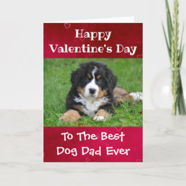 Alla hjärtans dag Hundpappa Världens bästa någonsi Helgkort