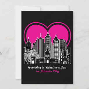 Alla hjärtans dag i Atlanta City Inbjudningar
