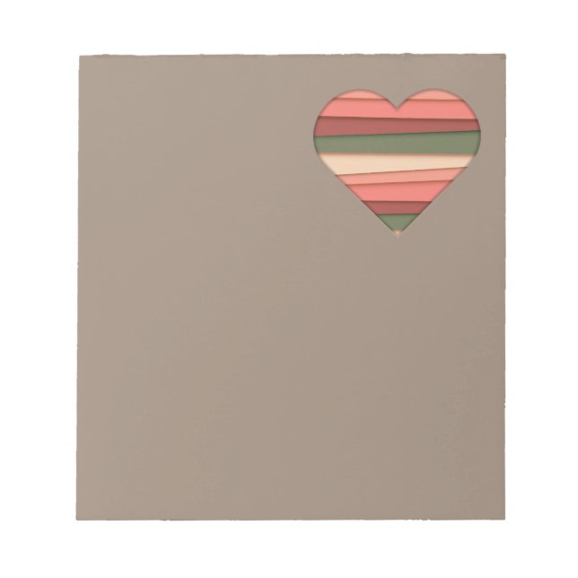 Alla hjärtans dag i Kärlek Anteckningsblock (Framsida)