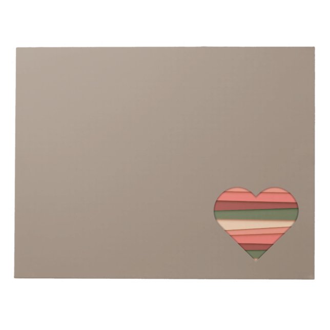 Alla hjärtans dag i Kärlek Anteckningsblock (Framsida)