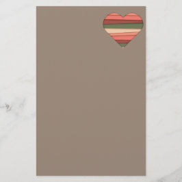 Alla hjärtans dag i Kärlek Brevpapper