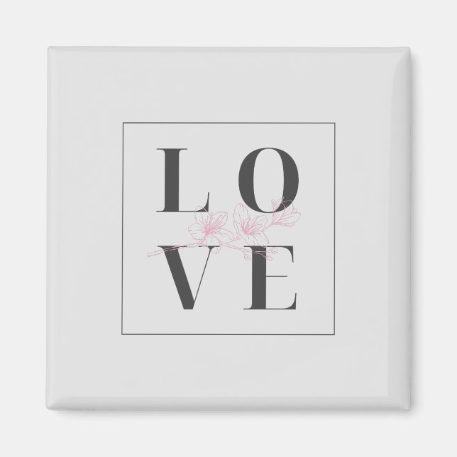 ❤️ Alla hjärtans dag ❤️ I kärlek dig Magnet (Framsidan)