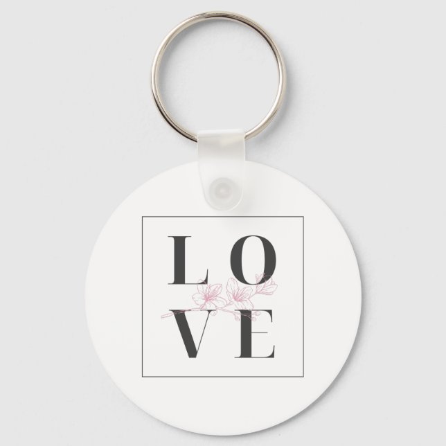 ❤️ Alla hjärtans dag ❤️ I kärlek dig Nyckelring (Framsida)