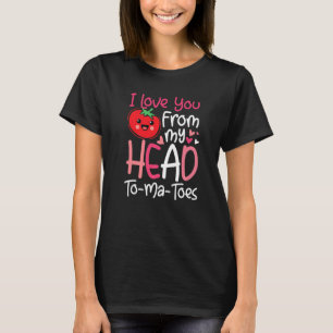 Alla hjärtans dag I kärlek du från mitt huvud till T Shirt