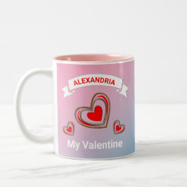Alla hjärtans dag i Kärlek.. Du lyssnar på personi Kaffemugg