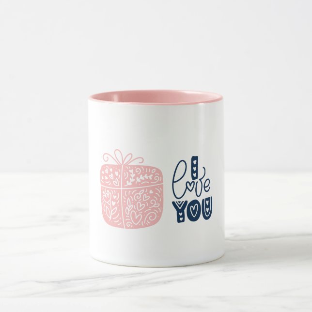 Alla hjärtans dag i kärlek mugg (Center)