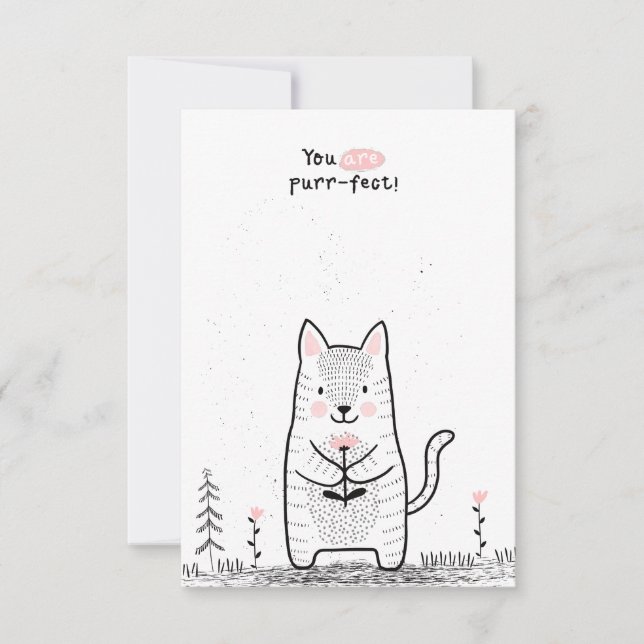 Alla hjärtans dag i klassrummet  anteckningskort (Framsida)