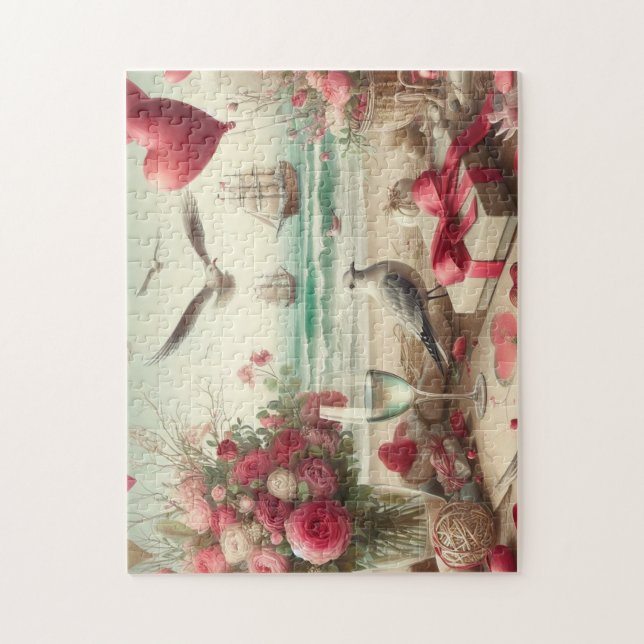 Alla hjärtans dag i Kusten/Nautiskt Pussel (Vertikal)