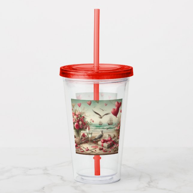 Alla hjärtans dag i Kusten/Nautiskt Take Away Mugg (Framsida)