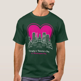 Alla hjärtans dag i Washington City vän T Shirt