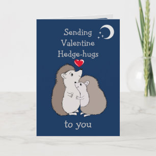 Alla hjärtans dag Igelkottar Hedge-hugger Kort