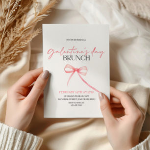 Alla hjärtans dag-inbjudan, Galentines Day Brunch Inbjudningar