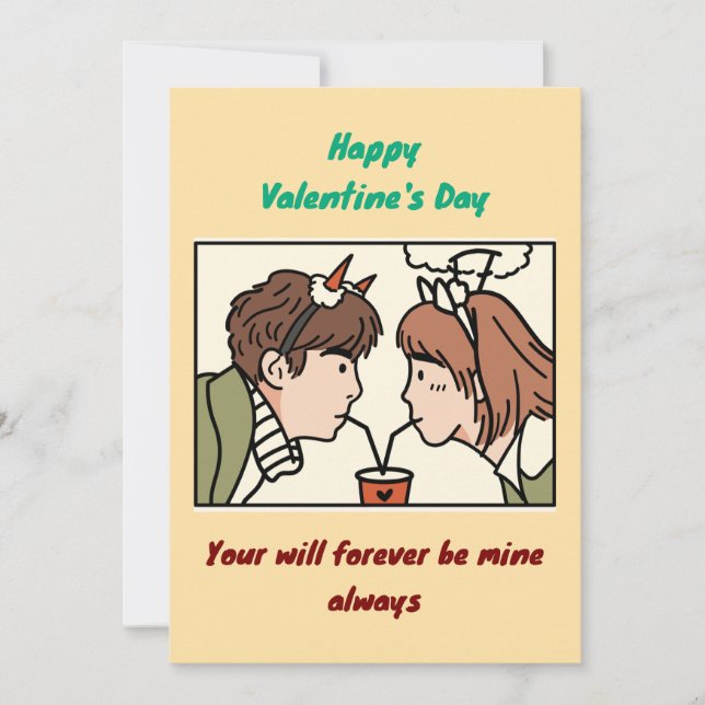 Alla hjärtans dag inbjudningar (Framsida)