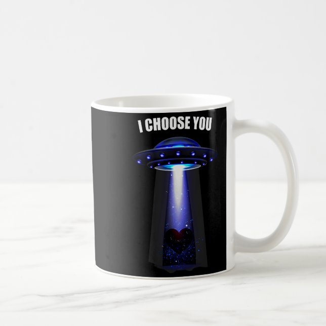 Alla hjärtans dag jag väljer dig  kaffemugg (Höger)