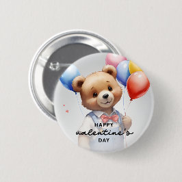 Alla hjärtans dag - kallt vattenfärgsbeläggning me knapp