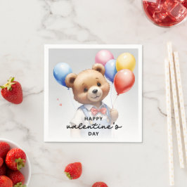 Alla hjärtans dag - kallt vattenfärgsbeläggning me pappersservett