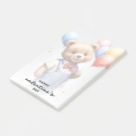 Alla hjärtans dag - kallt vattenfärgsbeläggning me post-it block