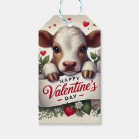 Alla hjärtans dag kalv med Blommigt Arrangemang