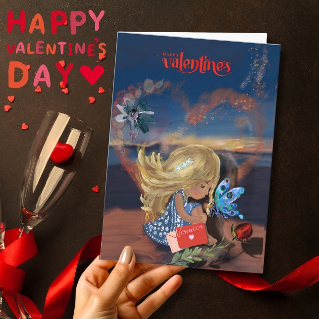 Alla hjärtans dag Känner dig kort (Valentine's Day Thinking of you Card)