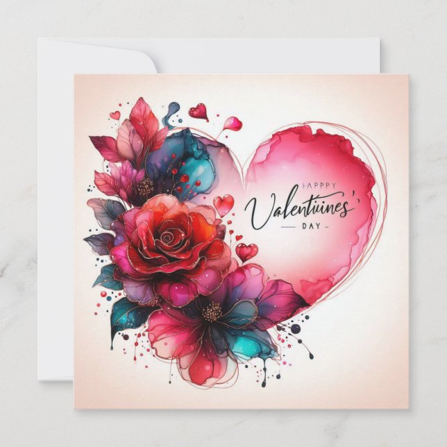 Alla hjärtans dag Kärlek-kort Kort (Framsida)
